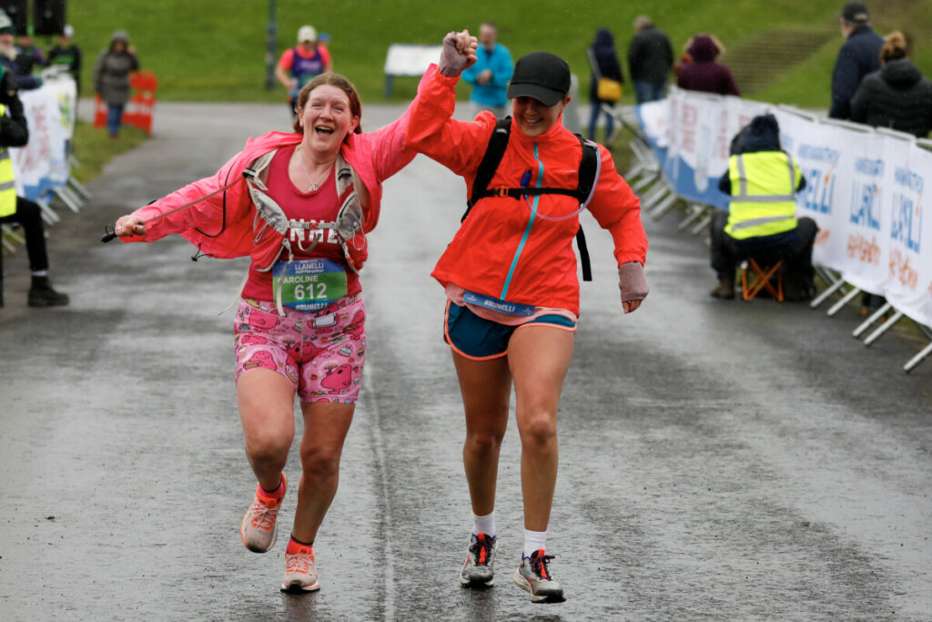 That finish line feeling of achieving your personal best at the Llanelli 10K and Half Marathon is simply the best! 